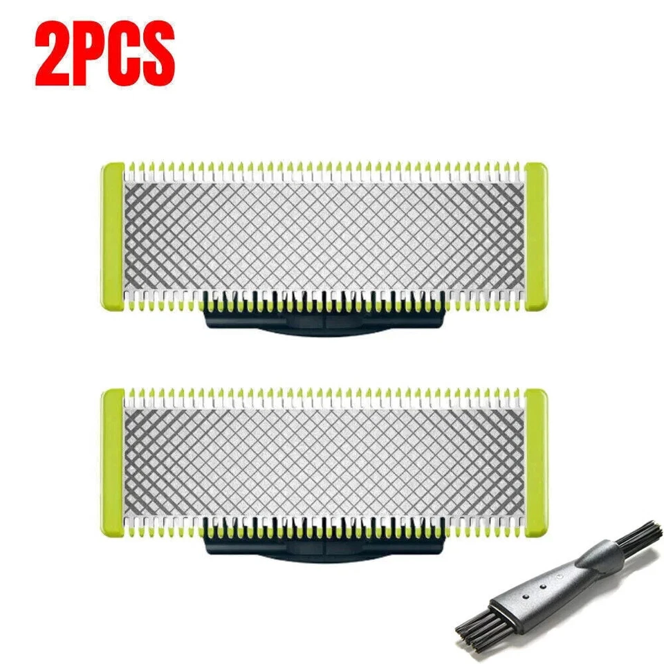 2Pcs For Philips OneBlade Razor Shaver Replacement Blade One Head QP2520/QP2630