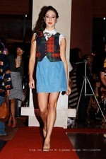 Vintage Sky Blue Denim Mini Skirt, Size M Grunge Y2K Indie Boho 1980/1990's