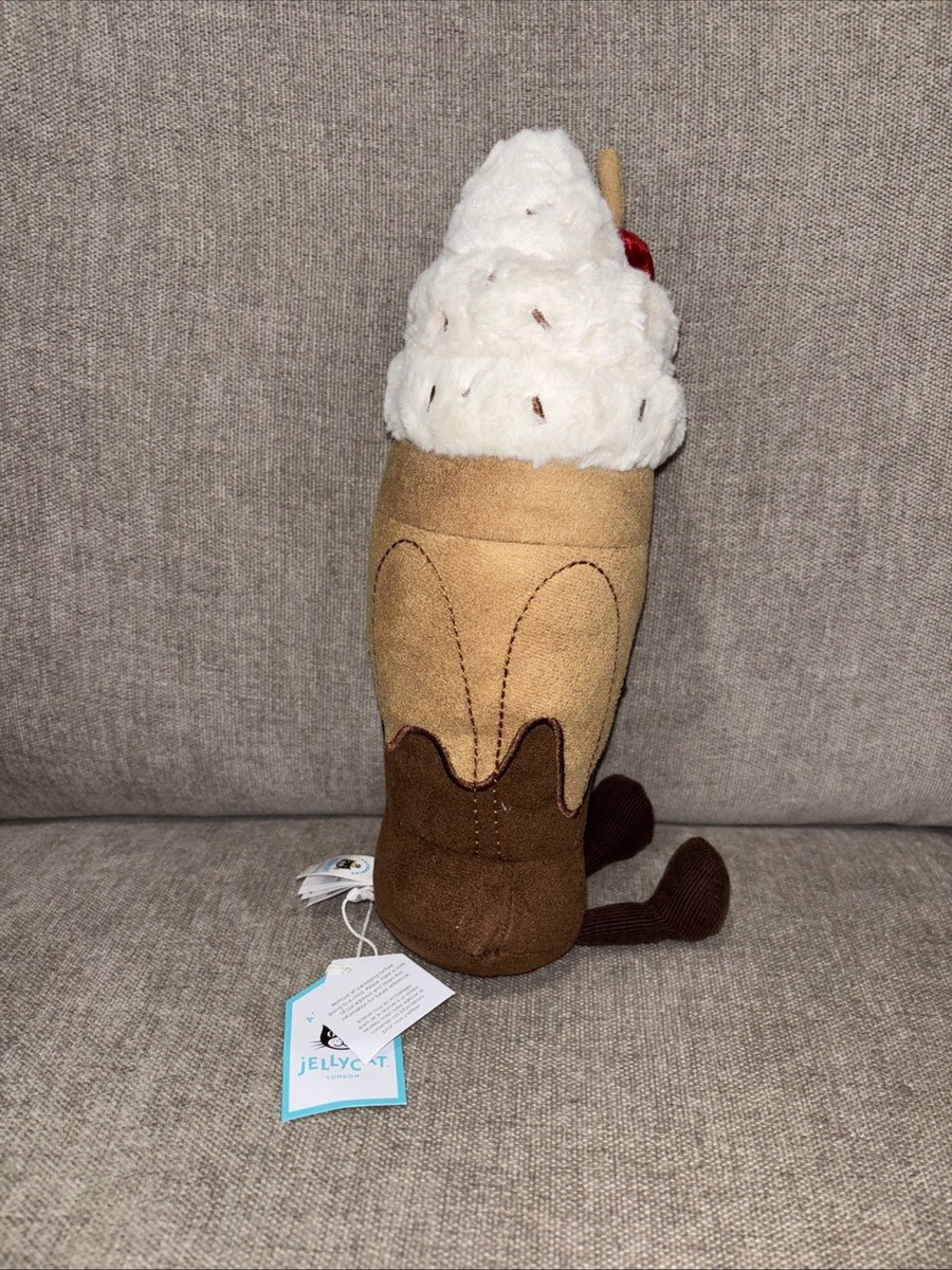 Jellycat Amuseables Marin Chocolate Milkshake 100 % Authentic BNWT