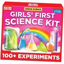 Girls' First Science Kit for Kids Ages 4-5-6-7-8  Birthday Gift Ideas for 4 
