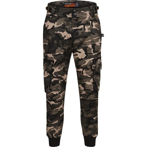 MotoBull Ryan Motorcycle Motorbike Cargo Trouser Camo Green