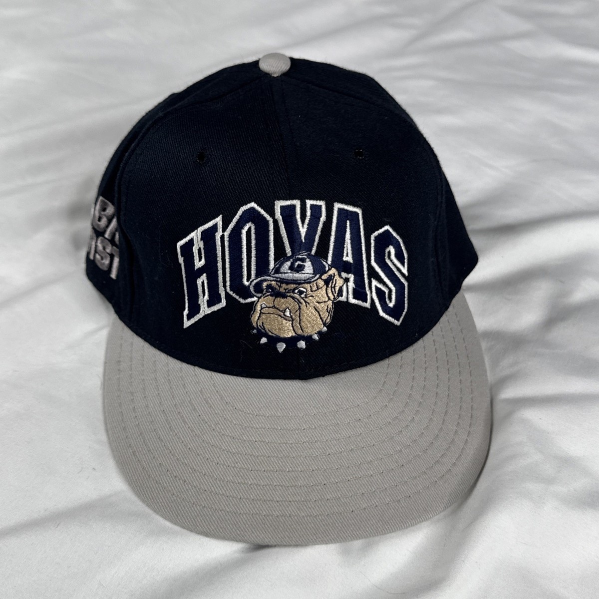 Rare Pro Line 90s Georgetown Hoyas NCAA Hat Fitted 7 1/8 Pro 
