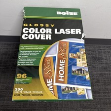 Boise Glossy Color Laser Cover  GLC-9017 17”x11” Bright Brilliant 