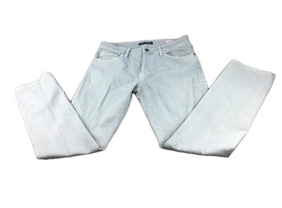 Mavi Jeans Marcus Men Sz 34x32 Washed Light Green Slim Straight 5-Pocket Stretch