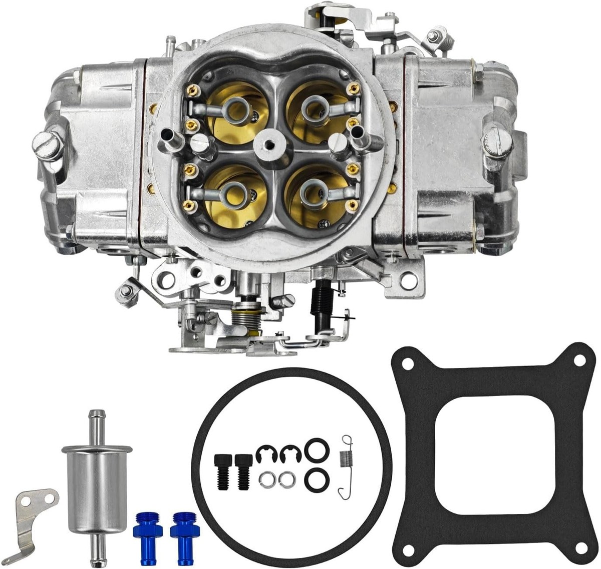 Performance Race Carburetor Double Pumper Mechanical 4 Barrel BR
