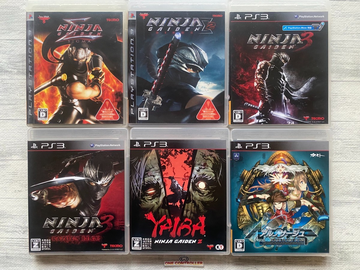 SONY PS3 Ninja Gaiden Σ Sigma 1 2 3 Razor's Edge & Yaiba & Ar