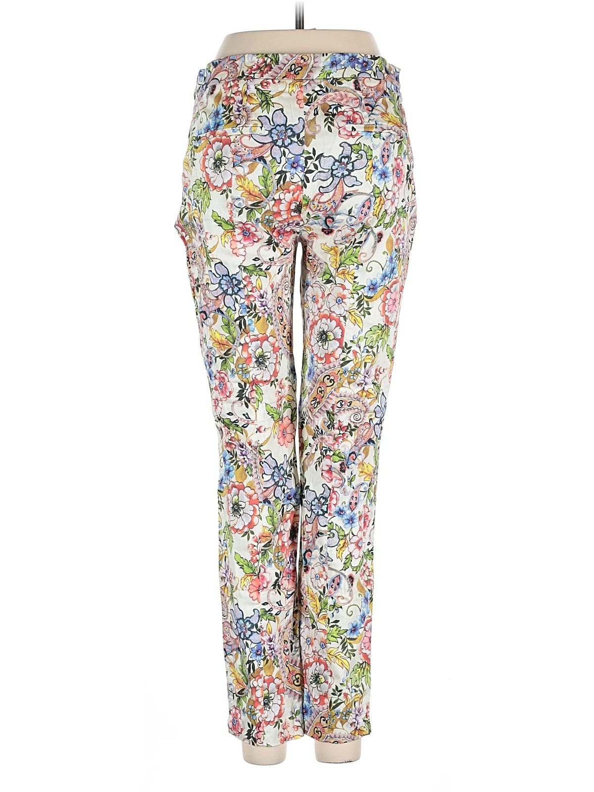 Zara Women White Casual Pants S thumbnail 2