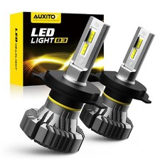 2X CSP CANBUS LED 9003/H4 Kit de bombillas de conversión faros de haz alto ajuste 6500K