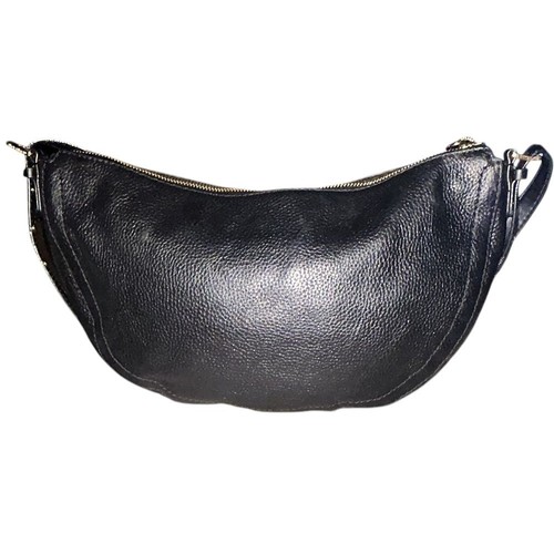 Michael Kors Camden Small Pebbled Leather Black Messenger Crossbody Bag - Bild 6 von 10