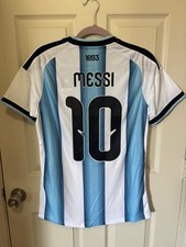 Adidas Argentina Soccer Jersey FIFA World Cup 2026 Messi 10 White XXL