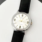 TIMEX Marlin Watch Vintage Hand Winding 34mm Acrylic Timepiece Leather