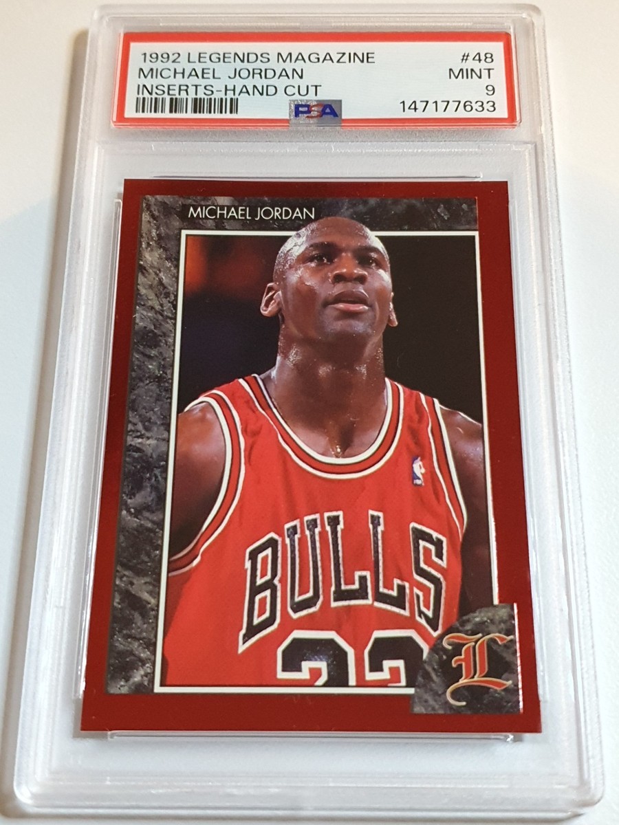 1992 Legends Magazine Michael Jordan #48 Hand Cut - PSA 9 (POP 43