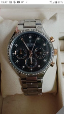 FESTINA Damen Uhr Chronograph Boyfriend Collection F20401/4 Edelstahl Armbanduhr