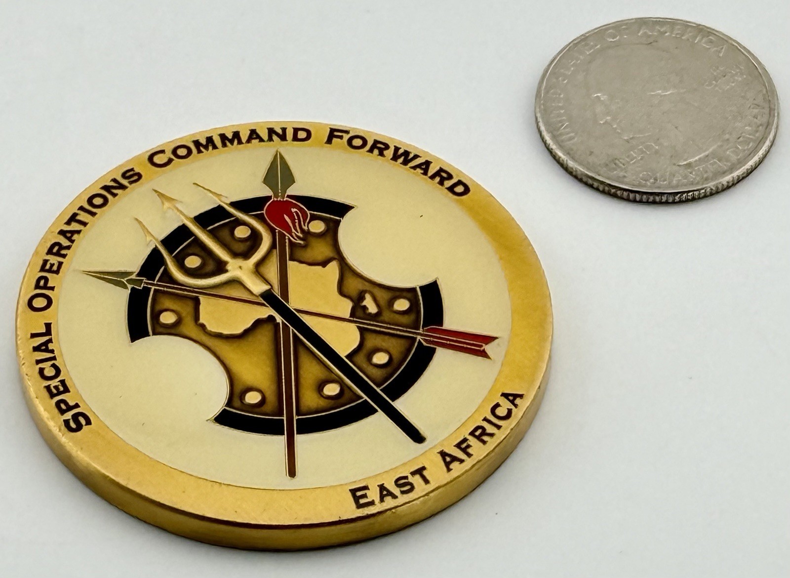 Advanced Operations Command SOCAFRICA Special Operations Command Forward East Africa Challenge Coin ...