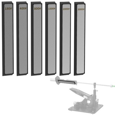 6x Diamond Sharpening Stone Set Knife Sharpener 180 400 800 1500 2000 3000 Grit