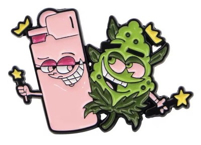 The Fairly OddParents Wanda and Cosmo Cartoon Animated TV Show Best Buds Pin