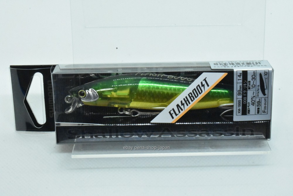 Shimano lure sea bass Aix sense shallow Assassin 99F flash boost XM-19 F Green