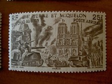 Saint Pierre et miquelon num PA 16 * MH en 1946 Tchad au Rhin