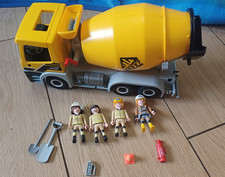 Playmobil Cement Mixer Set 9887 – Missing Small Parts but Includes Extra Figures