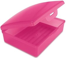 Travel Soapbox, Durable Storage Container, Multiple Colors, Made in USA Pink