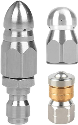 #ad 3PCS Pressure Washer Sewer Jetter NozzleOtating Nozzle and Corner Jet $25.12