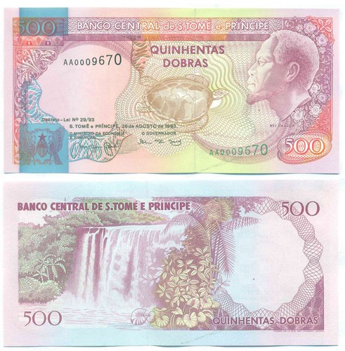 HEILIGER THOMAS & PRINZ NOTE 500 DOBRAS 26.8.1993 P 63 UNC