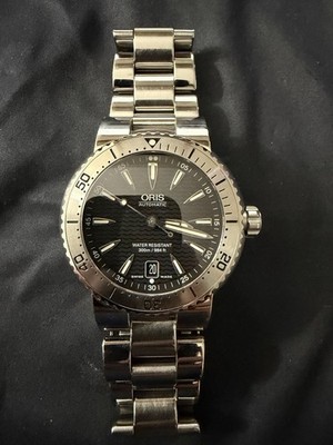 ORIS TT1 Divers Date 7533 Black Dial Automatic Men's Watch