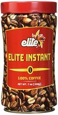 Elite Instant Coffee 7 Ounce Premium Quality Rich Aromatic Convenient Pantry ...