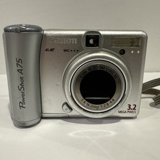 Canon PowerShot A75 3.2MP Digital Camera - Silver Parts Only