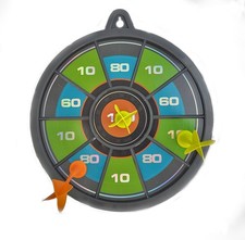Double Sided Magnetic Dart Game with Two Rule Sets 9" Safe Dart Board"