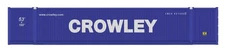 Kato N Scale ~ 53' Intermodal Container ~ 2-Pack ~ Crowley Logistics ~ 80054K