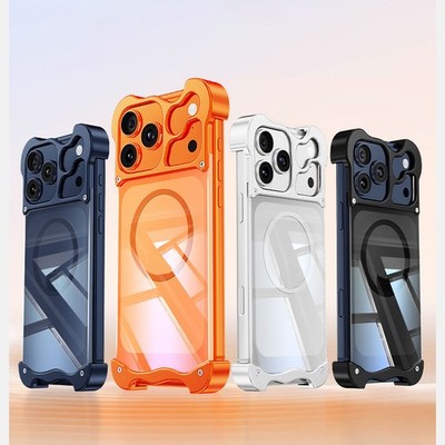 1stk für iPhone 17 Pro Max Case | Rahmenlos Design, Klare Rückseite DE