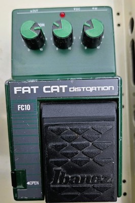 Ibanez FC10 Fat Cat Distortion Vintage Power Series RAT Effects pedal VG+