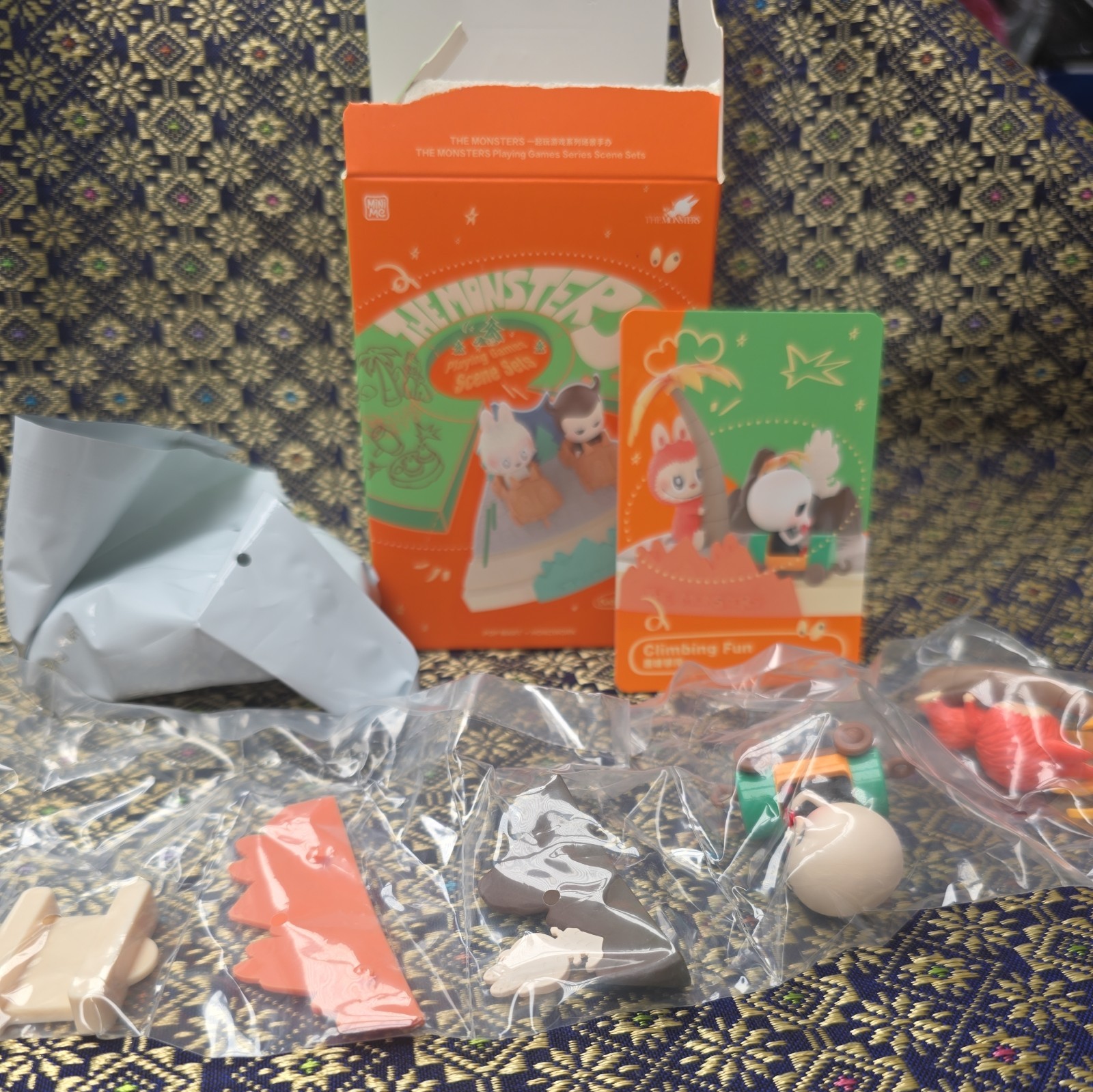 Pop Mart The Monsters Playing Games Series Scene Sets-Climbing Fun.