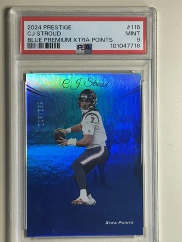 2024 Panini Prestige - C.J. Stroud #116 Blue Premium Xtra Points PSA 9
