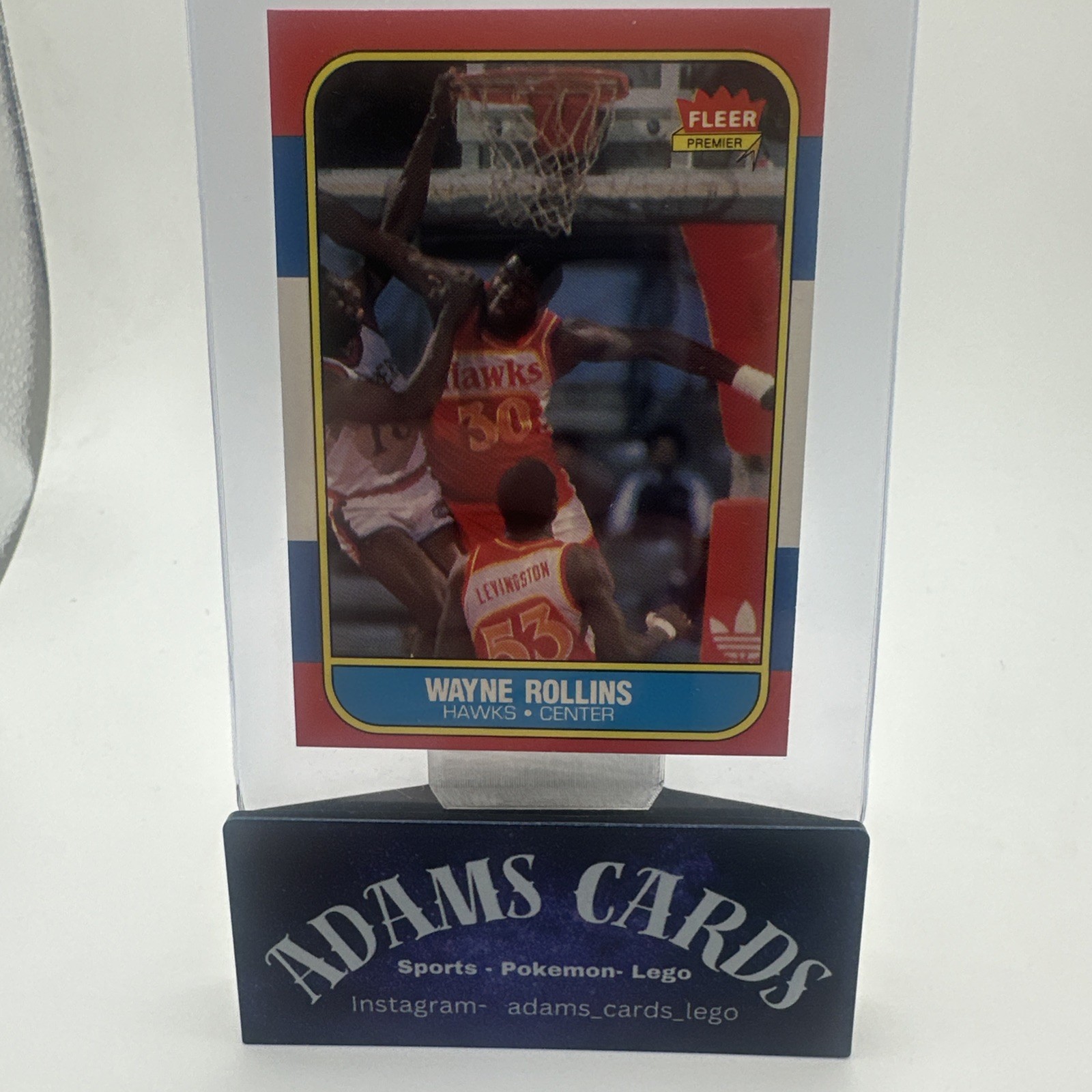 1986-87 Fleer #94 Wayne "Tree" Rollins Atlanta Hawks