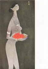 Postcard, Air India Airlines, Boeing 707