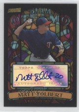 2008 Topps Stadium Club Beam Team Matt Tolbert #BTA-MTO Auto 0q4