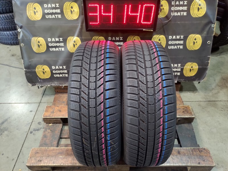 Pneumatici Invernali 2 Gomme usate 215 55 17 CONTINENTAL Battistrada Residuo 99%