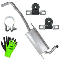 Auspuff Endtopf EndschaldäMpfer FüR VW Polo 3 6N 1.0 1.3 1.4 1.6 (1994-10/2001)