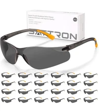 Tinted Safety Glasses Bulk 24 Pack, UV Protective Safety Glasses for Men/Women