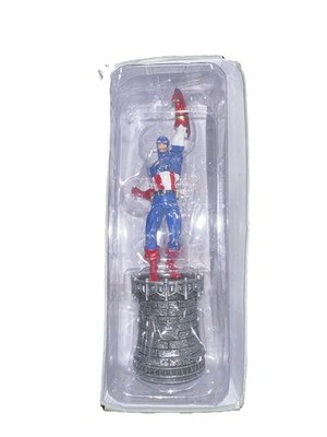 Eaglemoss Marvel Chess Collection Captain America (Hero King) Figure