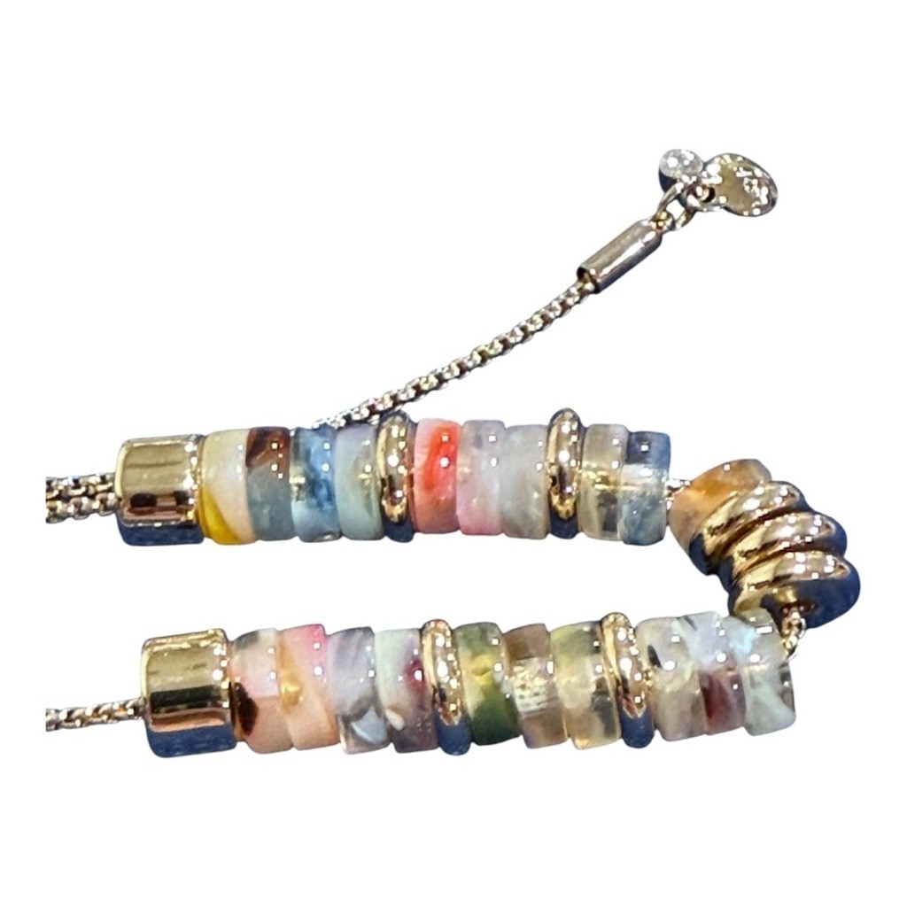 LOFT Adjustable Pull Tie Bracelet – Multicolor Pr… - image 3