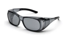 ELVEX SG-37G OVR SPECS II SHOOTING/SAFETY OVER-THE-SPECTACLE GLASSES, GRAY LENS