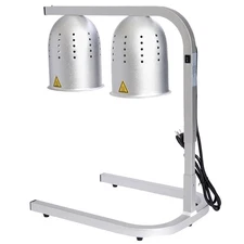 SYBO DL2112 Commercial Grade Food Heat Lamp Portable Electric Warmer 2-Bulb