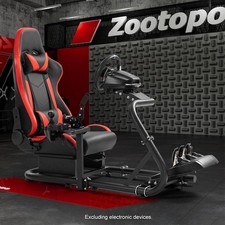 Zootopo Simulatore Di Corse Cabina Semi Aperta Con Seduta Rossa Logitech G920