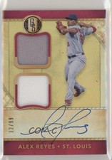 2017 Chronicles Gold Standard Rookie Jersey Double 12/99 Alex Reyes Auto uk2