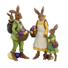 Ostergeschenk Osterhase 2teilig 20 cm Stehend Handarbeit Hase Ostern Osterdeko