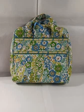 Vera Bradley Zippered Tech Organizer English Meadow Mesh pockets and ID Holder 