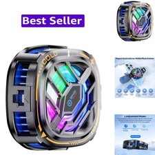 Magnetic Cell Phone Cooler, RGB Phone Cooling Fan Portable Lightweight Mobile...